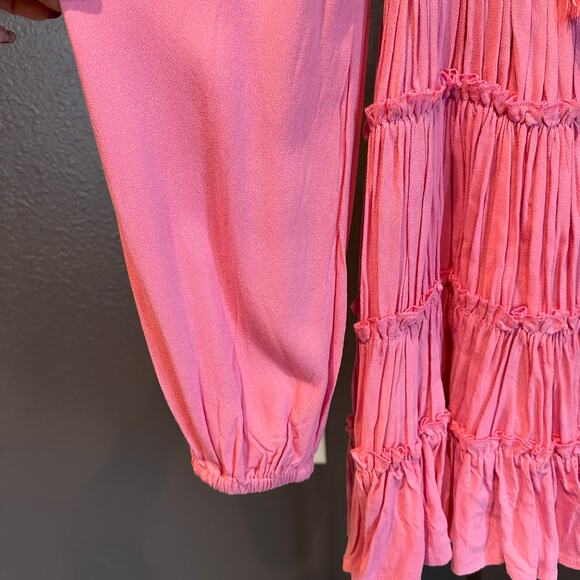 NWT, Chelsea & Violet Women’s Oversized XS Smocked Balloon Sleeve Tiered, K634 - Picture 8 of 14